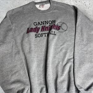 Jerzees Super Sweats Gannon Lady‎ Knights Softball sweatshirt Size XL